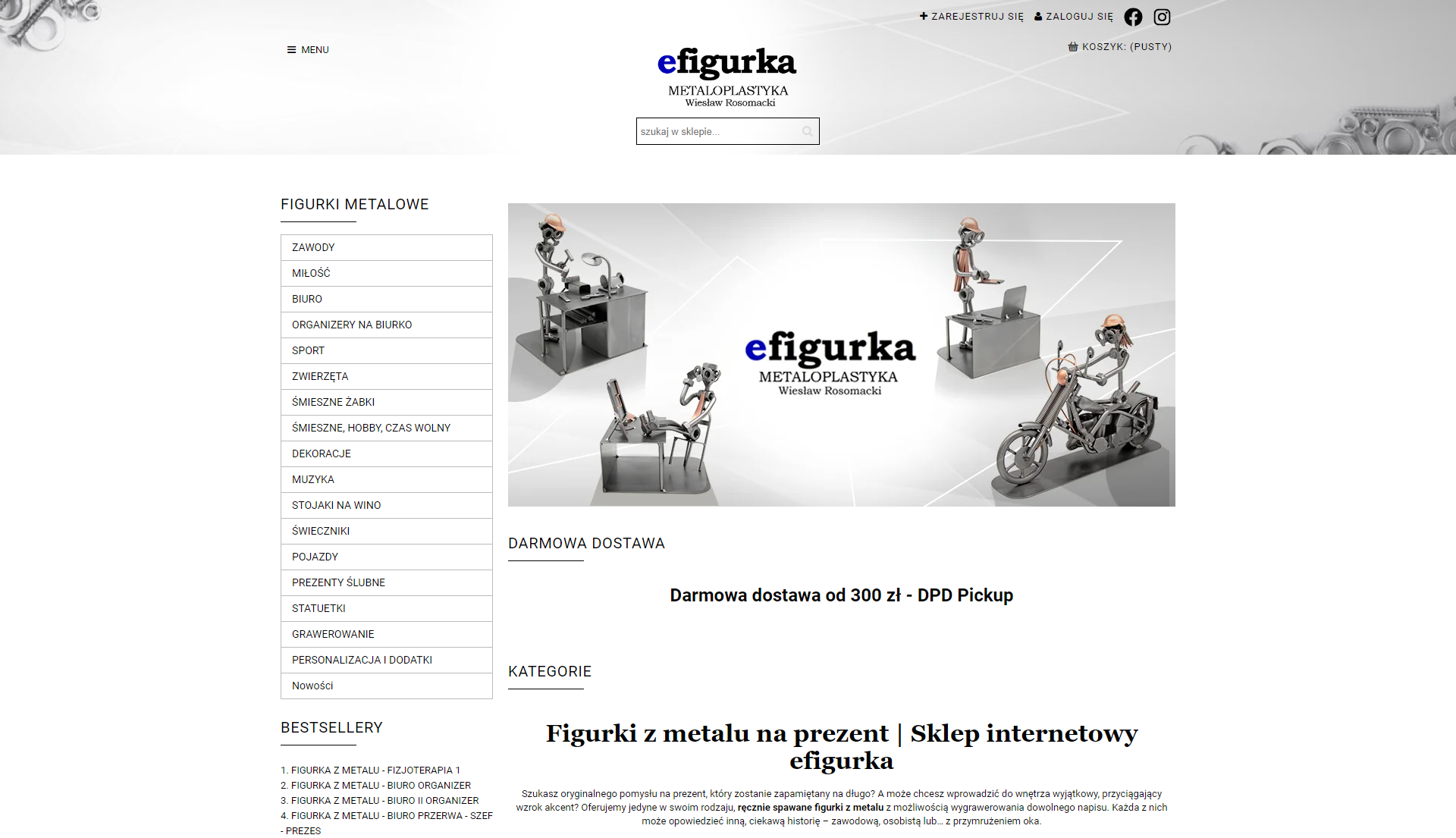 Figurki z metalu z motywem zawodowym - prezent dla lekarza, kierowcy, mechanika i nie tylko
