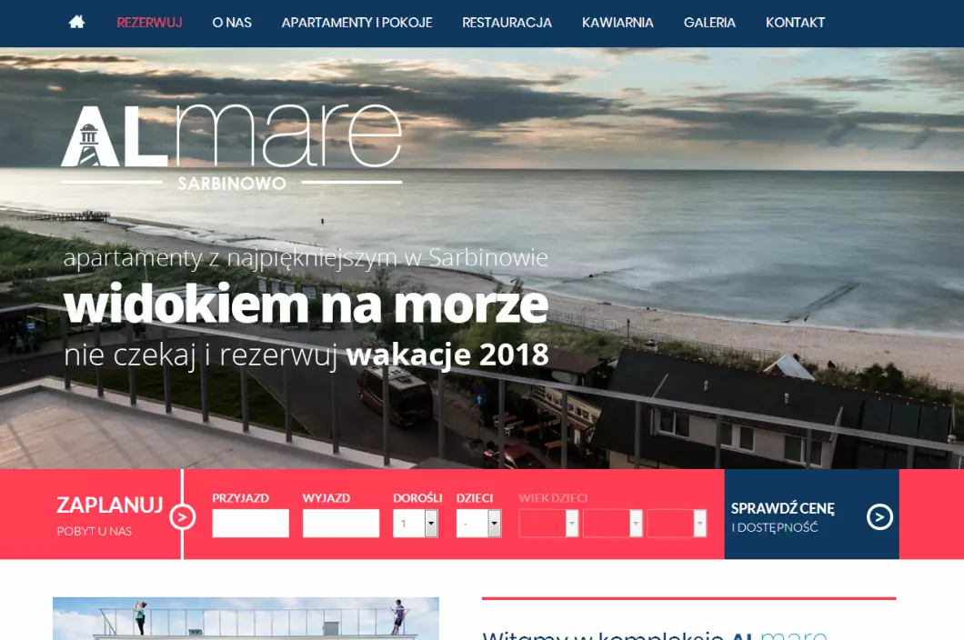 Apartamenty Sarbinowo | Pensjonat Al Mare - podgląd