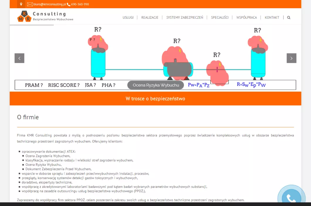 KMR Consulting Bezpieczeństwo Wybuchowe - podgląd