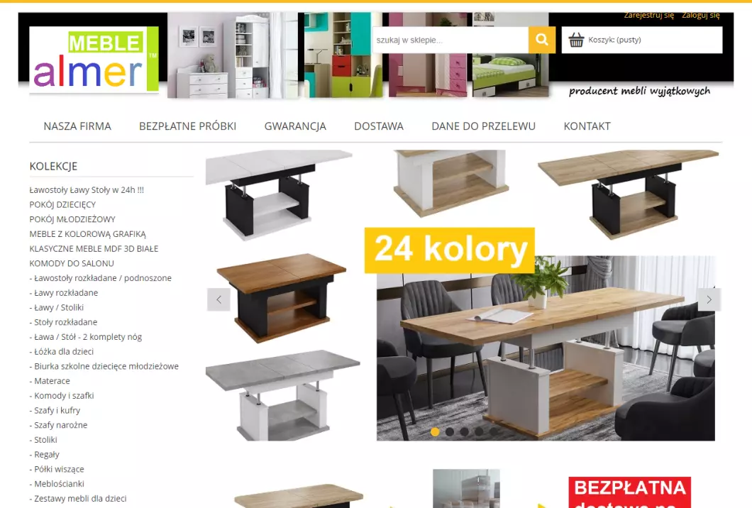 Producent mebli ALMER MEBLE - podgląd