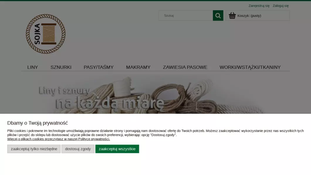 Producent lin i sznurków | sojka.sklep.pl - podgląd