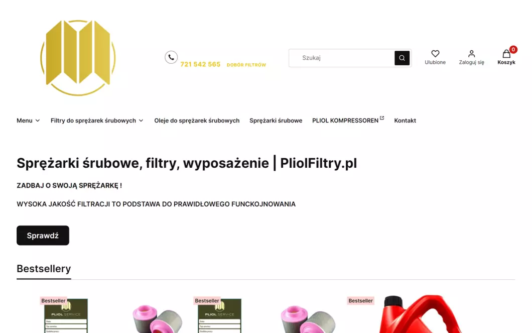 PliolFiltry.pl Sprężarki śrubowe - podgląd