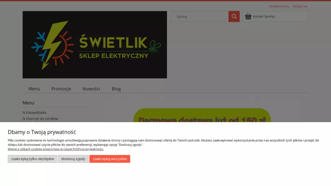 Świetlik - Hurtowania elektryczna Warszawa - podgląd