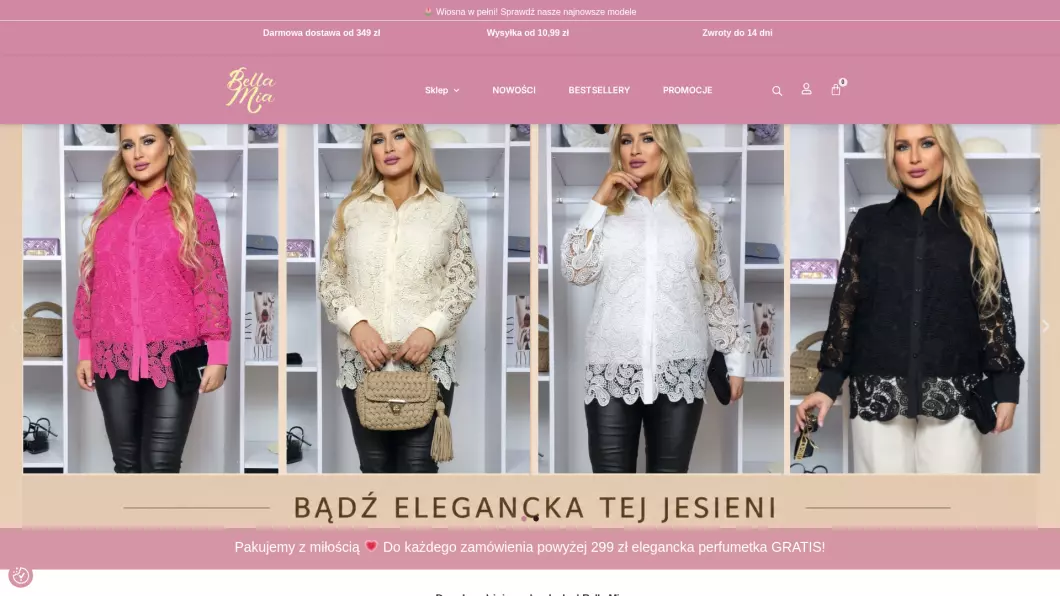 Damska odzież, moda włoska | Bella Mia - podgląd