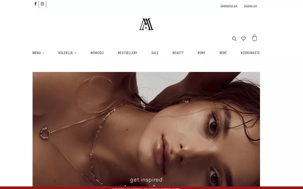 Sklep internetowy z biżuterią Alicja&Maria Jewellery - podgląd